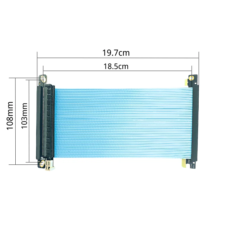 Câble Riser Pci-e 4.0 Double i - Itx Gpu Riser Pcie 4.0 16X avis et prix