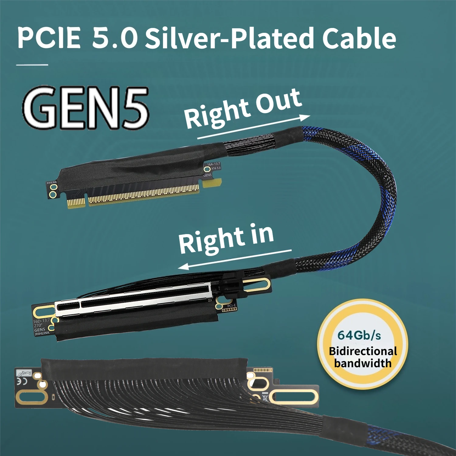 Câble d'extension de carte gra - Pcie 5.0 Gpu Riser Cable avis et prix