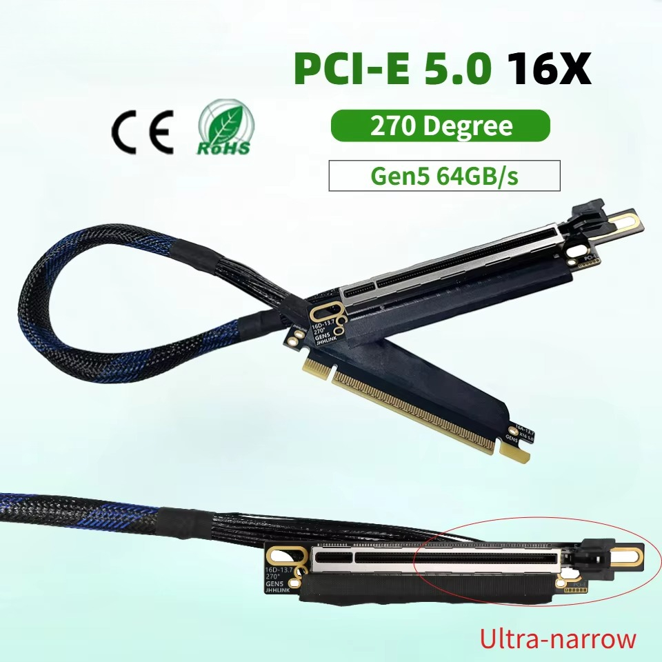 Câble d'extension de carte gra - Pcie 5.0 Gpu Riser Cable avis et prix