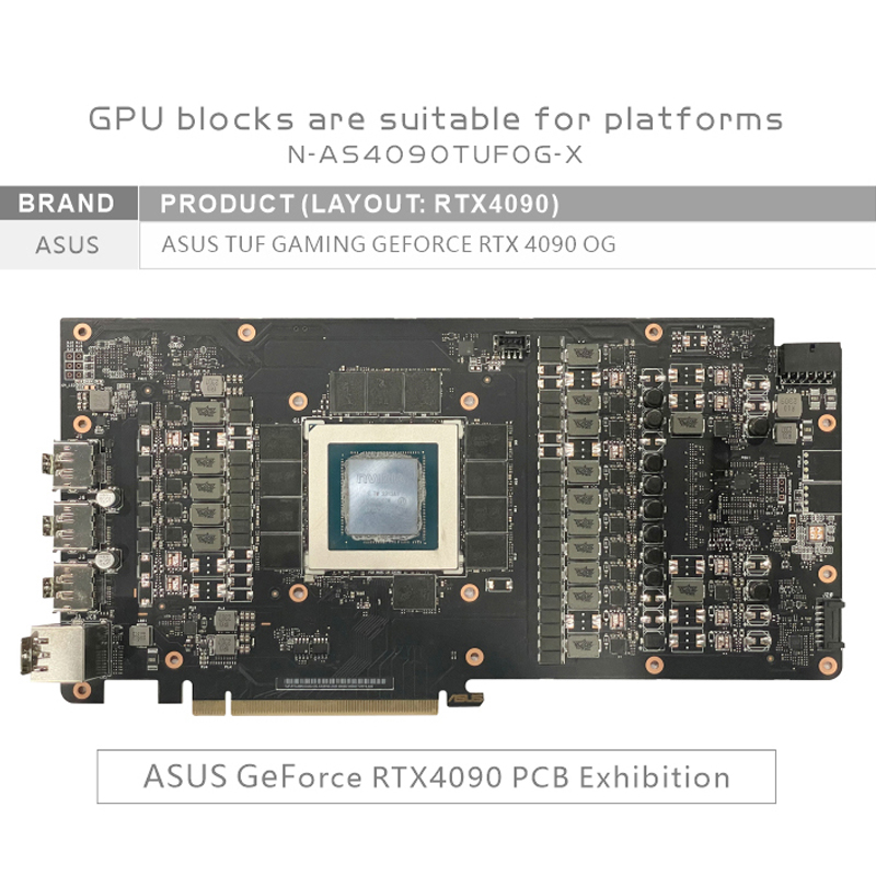 Bloc GPU Bykski pour carte gra - Rtx 4090 Water Block avis et prix